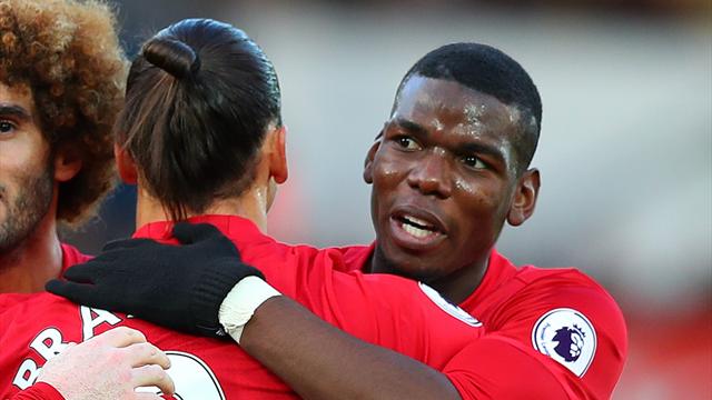 Du caviar pour Ibra et Pogba signe sa première passe décisive en Premier League