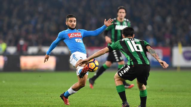 Sassuolo-Napoli: probabili formazioni e statistiche