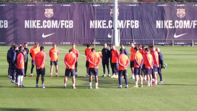 La minute de silence du Barça