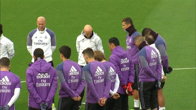 La minute de silence du Real Madrid