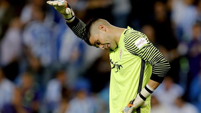 El portero Cuéllar se reincorpora a los entrenamientos y jugará ante el Osasuna