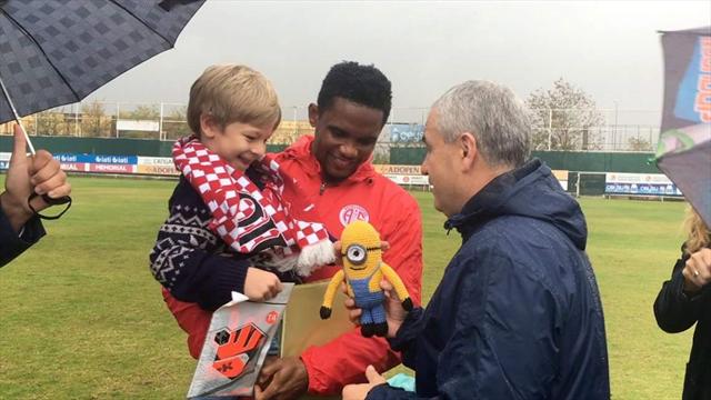 Maçta kaybolan oyuncak Twitter sayesinde bulundu