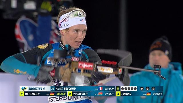 Quasi-parfaite au tir, Bescond n'est pas passée loin de la victoire : sa course en images Quasi-parfaite au tir, Bescond n'est pas passée loin de la victoire : sa course en images