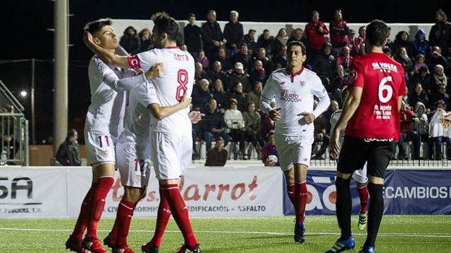 1-5. El Sevilla no tuvo piedad del modesto Formentera