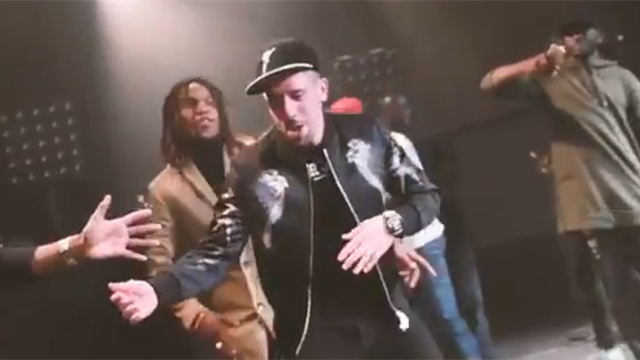 Ribéry s’ambiance au concert de MHD (et il a même ramené des coéquipiers du Bayern)