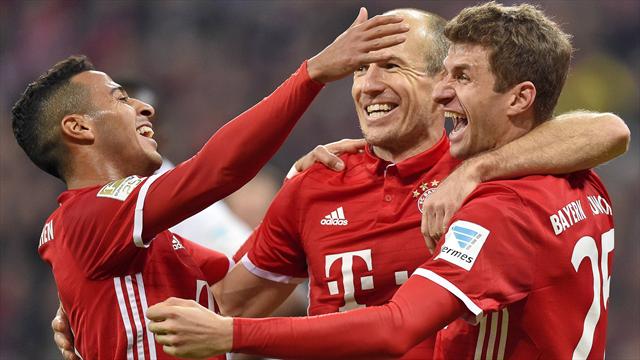 Bundesliga, Bayern-Wolfsburgo: Goleada para alcanzar al Leipzig (5-0)