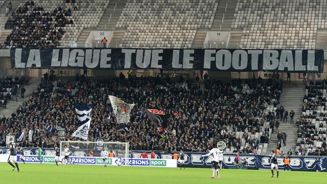« La Ligue tue le football » : les supporters de Bordeaux s’en prennent à la LFP
