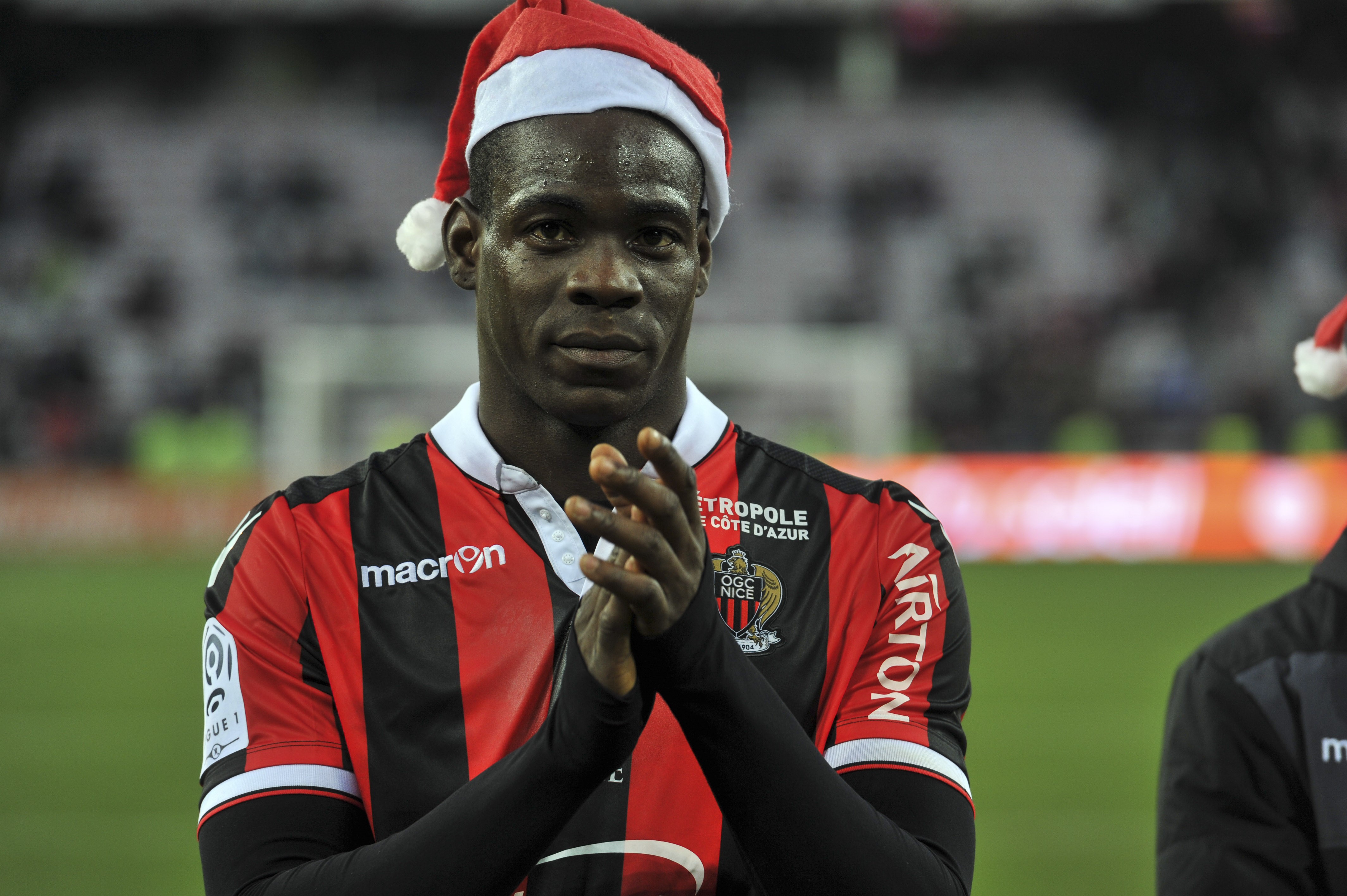 Mario Balotelli, le père Noël de l'OGC Nice.