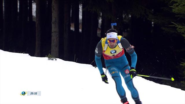Magnificent hat-trick for Fourcade in Nove Mesto Magnificent hat-trick for Fourcade in Nove Mesto