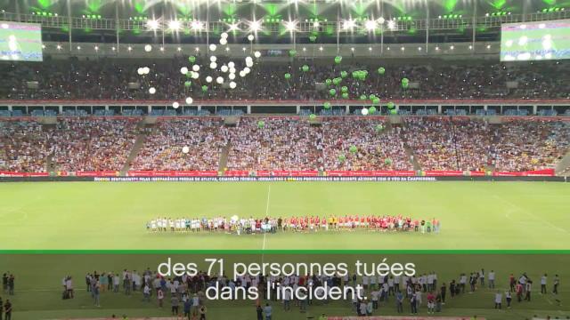 Réunies par Zico au Maracana, les stars brésiliennes rendent hommage à Chapecoense
