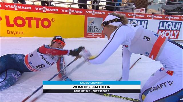Sergey Ustiugov completes Tour de Ski hat-trick in skiathlon thriller Sergey Ustiugov completes Tour de Ski hat-trick in skiathlon thriller
