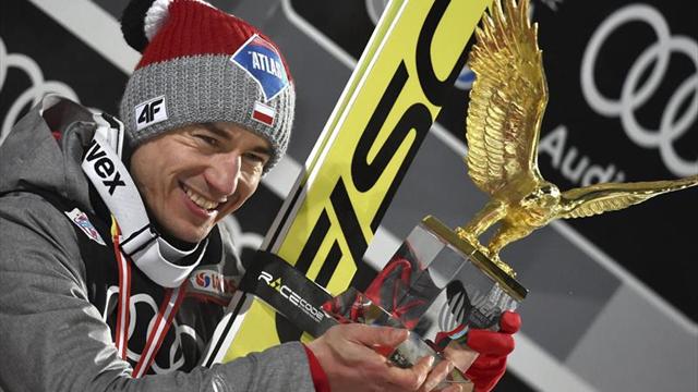 Kamil Stoch gana el Cuatro Trampolines tras imponerse en Bischofshofen