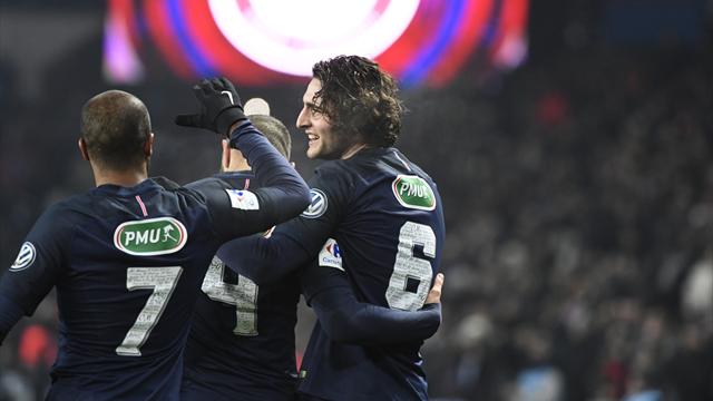 Un coup d’œil, une frappe du gauche et Rabiot a fait le break : le but du 2-0 pour Paris
