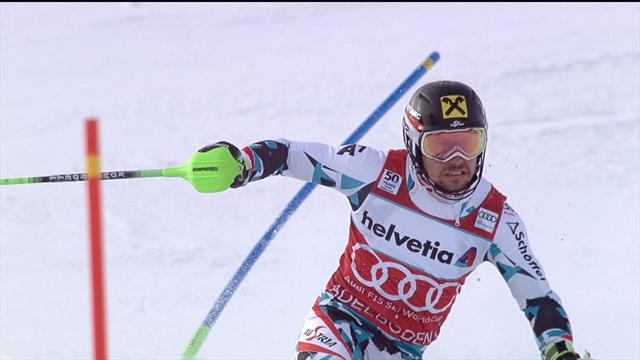 Hirscher piégé par le brouillard et d'humeur massacrante Hirscher piégé par le brouillard et d'humeur massacrante