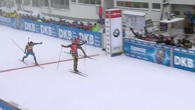 Was für ein Finish! Schempp und Lesser überflügeln Fourcade Was für ein Finish! Schempp und Lesser überflügeln Fourcade