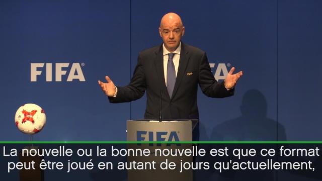 Infantino : « Une chance de rêver pour de nombreux pays »