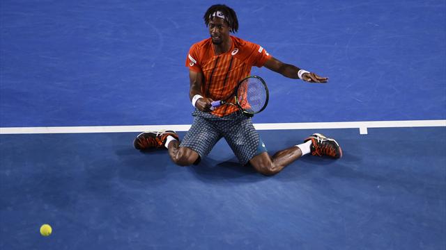J-4 avant Melbourne : à genoux, Monfils surprend Raonic J-4 avant Melbourne : à genoux, Monfils surprend Raonic