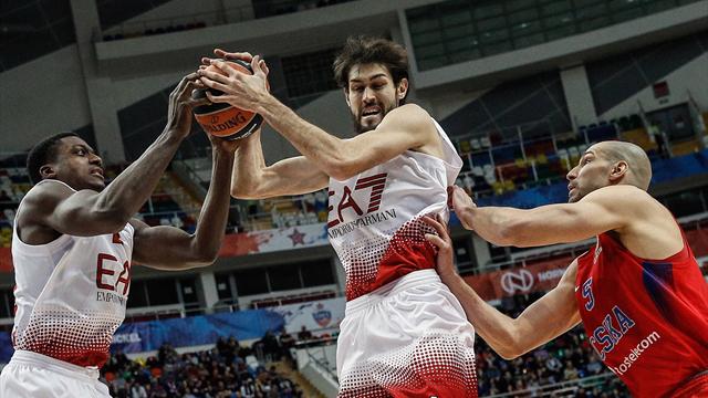 Milano sprofonda a Mosca: sconfitta 101-64 contro il Cska Mosca