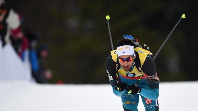 Fourcade a tout donné jusqu'au bout : la fin de son sprint Fourcade a tout donné jusqu'au bout : la fin de son sprint