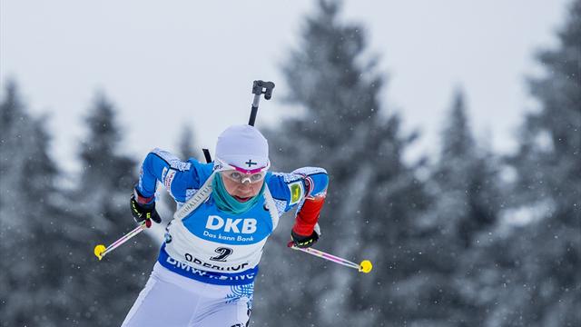 Première pour Mäkäräinen, Dorin-Habert au pied du podium