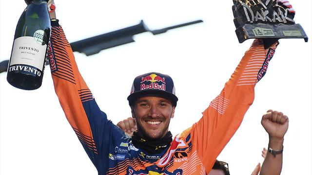 Biker Sunderland becomes Britain's first Dakar winner