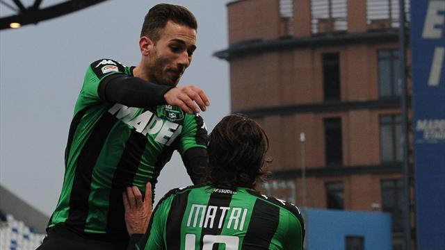 Per Inglese prima tripletta in serie A contro il Sassuolo