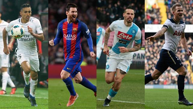 Messi, Hamsik, Kane : triplette de rêve pour une attaque de feu