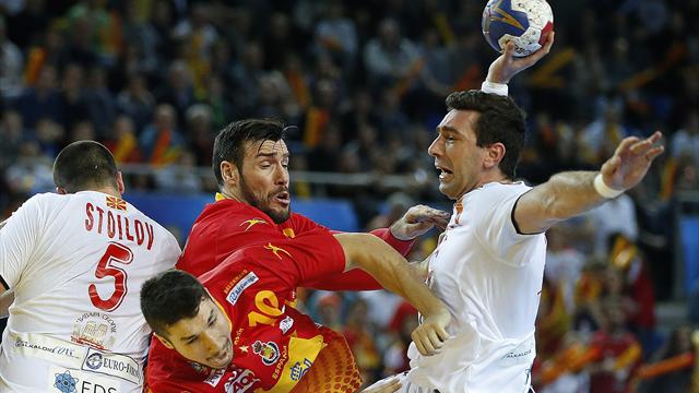 Mundial de balonmano 2017, Macedonia-España: Líderes en solitario (25-29)