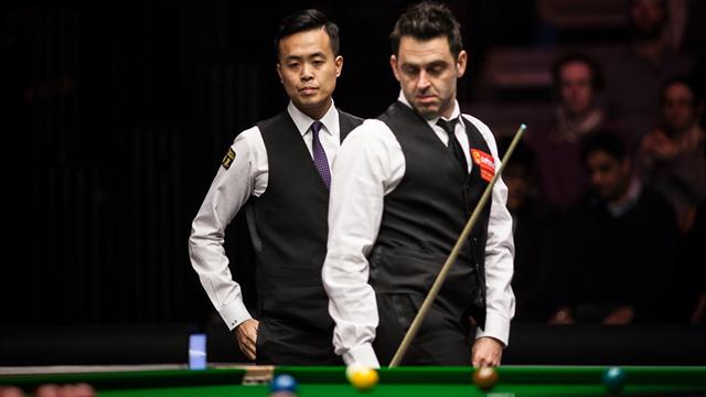 Ding Junhui takes command against Ronnie O'Sullivan at the Crucible