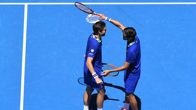 Mahut et Herbert sauvent 3 balles de match avant de filer en quart : leur qualif en vidéo