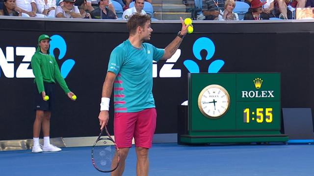 La réponse géniale de Wawrinka à un spectateur qui lui lance « Hey Roger ! » en plein match