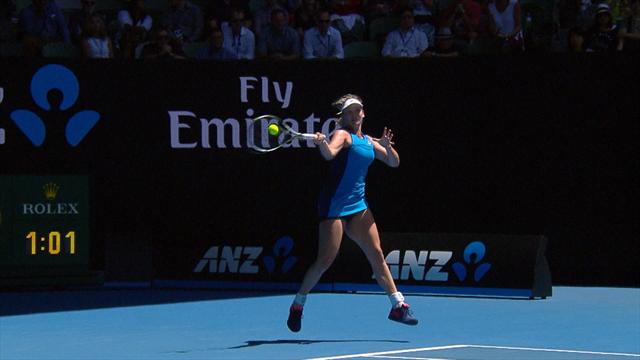 Vandeweghe n’a pas été submergée par la pression : les temps forts de sa victoire en vidéo