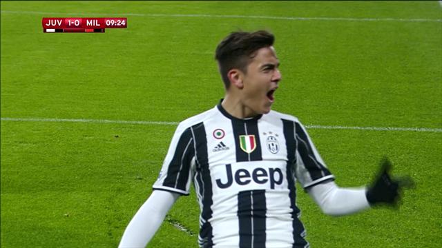 Talonnade de Cuadrado, missile de Dybala : la Juve a ouvert le score avec classe