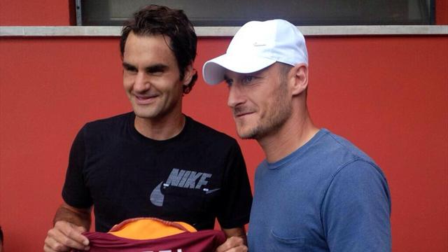 Totti elogia Federer: “Amo la sua passione e professionalità”