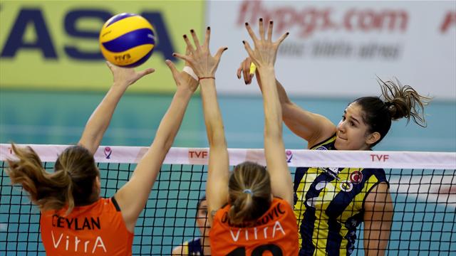 CEV Şampiyonlar Ligi'nde iki temsilcimiz birbirlerine rakip oldu