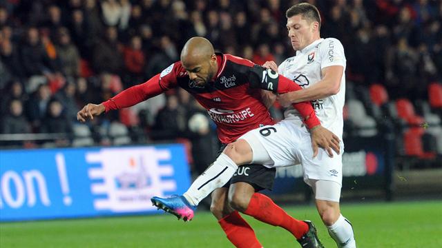 Guingamp n’avance plus, Caen et Lorient ont le sourire