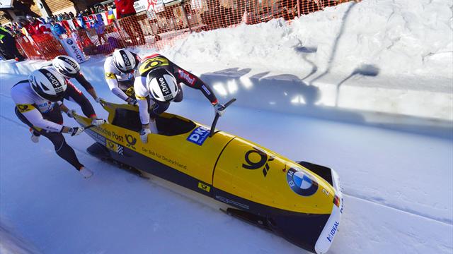 Deutsche Viererbobs verpassen Podest in Igls