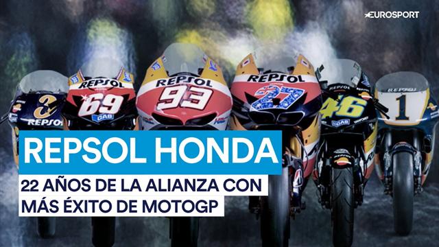 Repsol Honda: 22 años de la alianza más exitosa de la MotoGP Repsol Honda: 22 años de la alianza más exitosa de la MotoGP