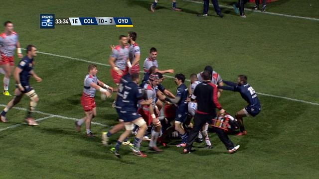 Cudmore a été logiquement expulsé après un terrible coup de poing