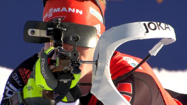 Highlights: Doll beats Fourcade to take gold in 10km sprint Highlights: Doll beats Fourcade to take gold in 10km sprint