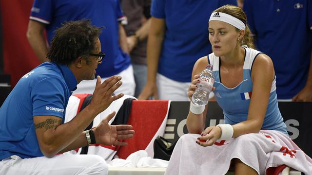 Mladenovic sur les pauses de Bacsinszky : "Elle est repartie en faisant des sauts de kangourou"