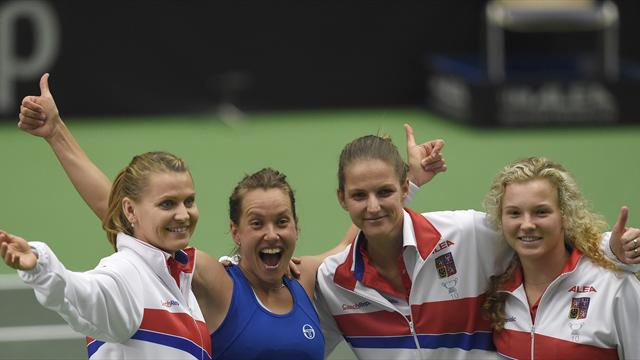 Czechs make light of Kvitova absence to reach Fed Cup semis