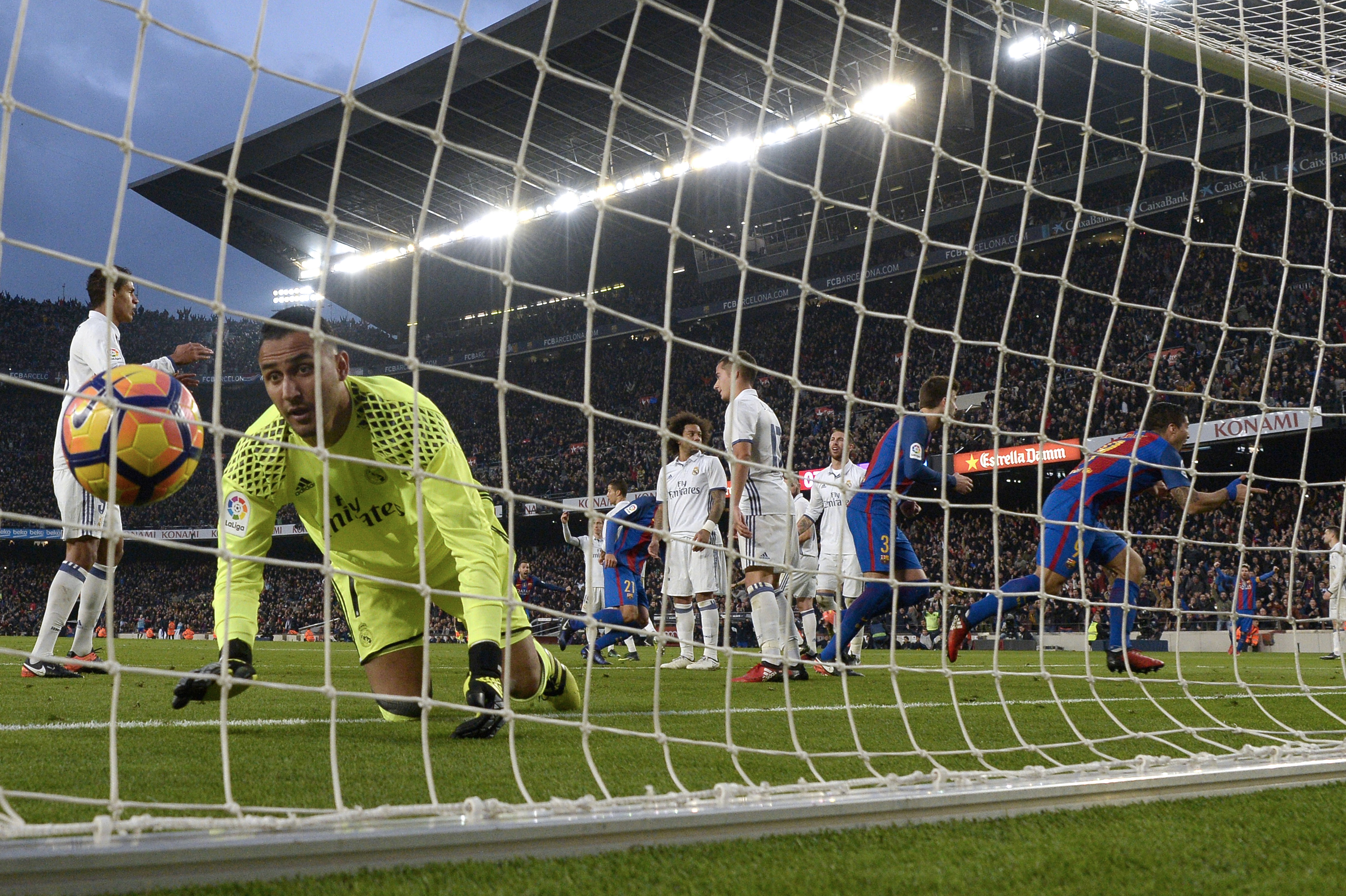 Luis Suarez buteur lors de FC Barcelone - Real Madrid en Liga le 3 décembre 2016