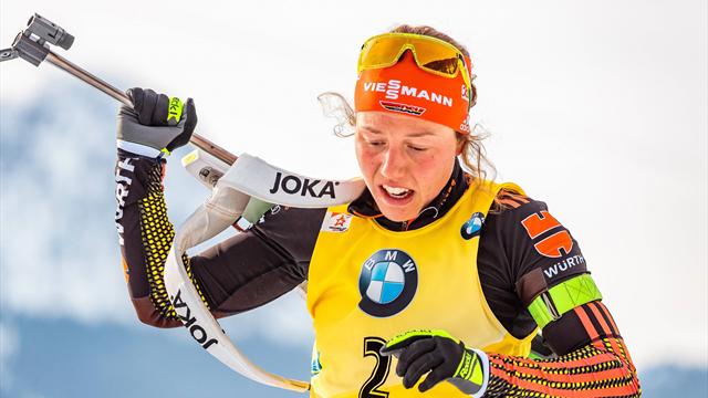 Dahlmeier powers to third gold medal at biathlon Worlds