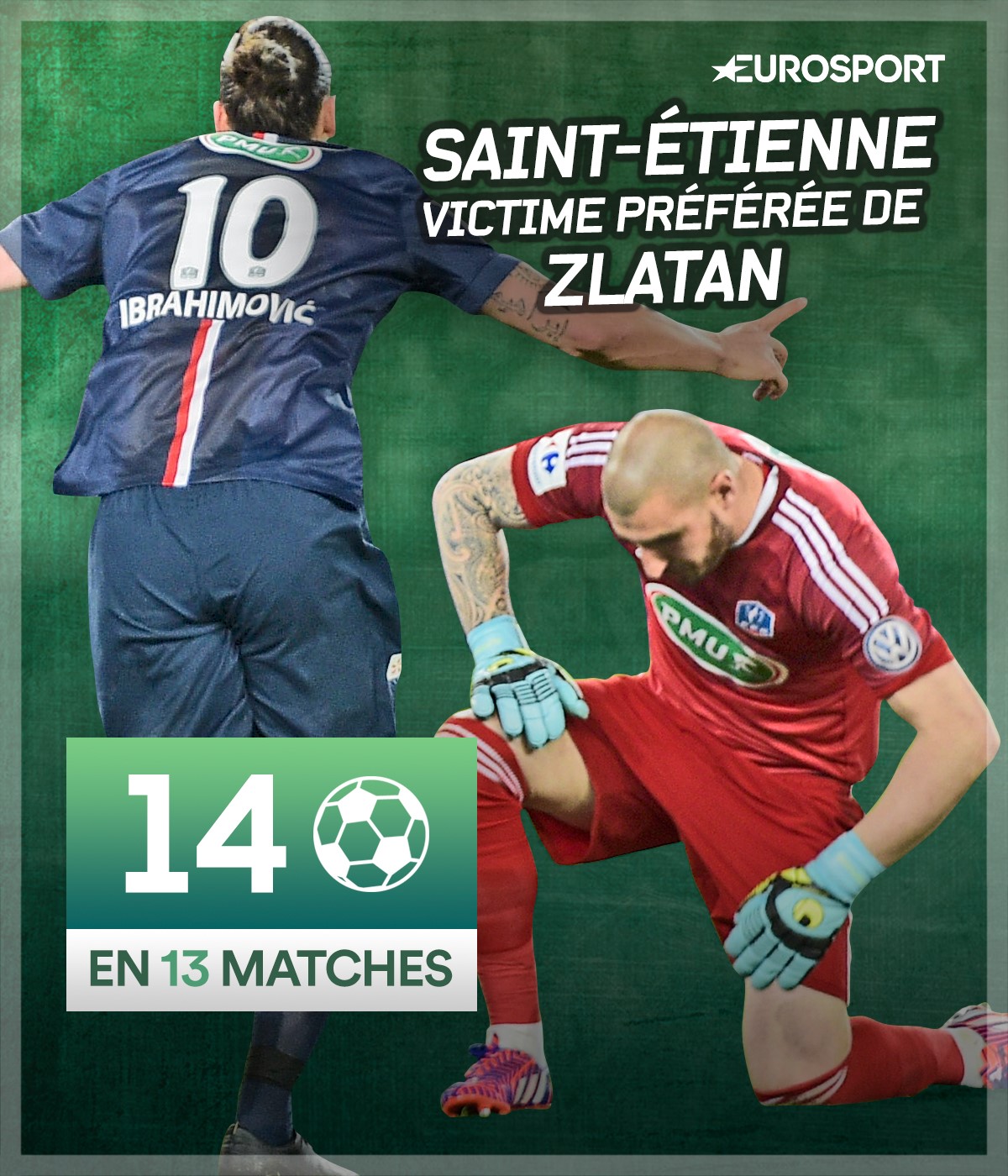 Zlatan Ibrahimovic face à Saint-Etienne