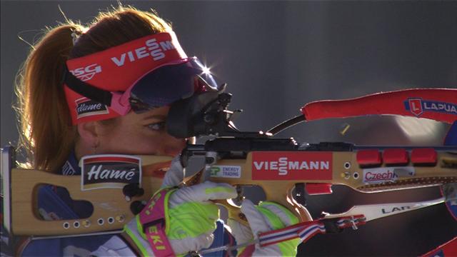 Dahlmeier, terza medaglia d'oro ai Mondiali: battute Koukalova e Runggaldier Dahlmeier, terza medaglia d'oro ai Mondiali: battute Koukalova e Runggaldier