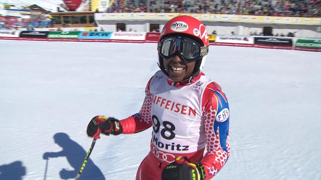 Celine Marti completa la sua manche con 42 secondi di ritardo Celine Marti completa la sua manche con 42 secondi di ritardo