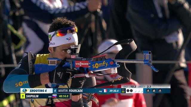 Intouchable sur les skis, Fourcade a perdu le titre au tir couché Intouchable sur les skis, Fourcade a perdu le titre au tir couché