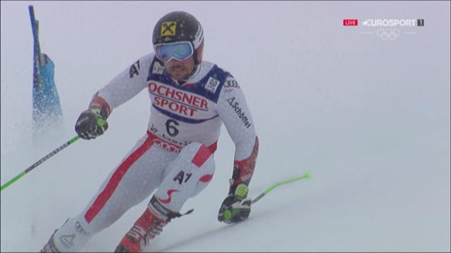 St Moritz giant slalom: Hirscher 2nd leg St Moritz giant slalom: Hirscher 2nd leg