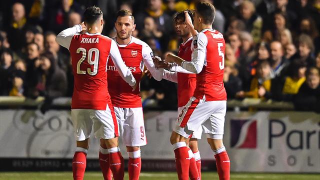 Arsenal met un point final à la belle aventure de Sutton